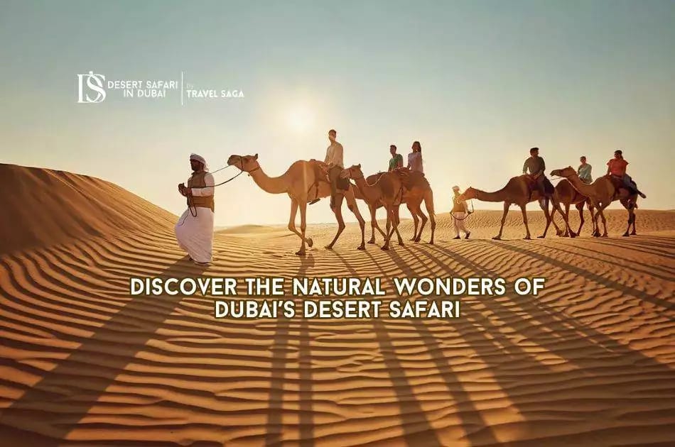 Wonders of Dubai’s Desert Safari Blog Banner by thedesertsafariindubai.com