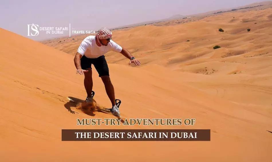 Desert Safari Dubai Adventures Blog Banner by thedesertsafariindubai.com