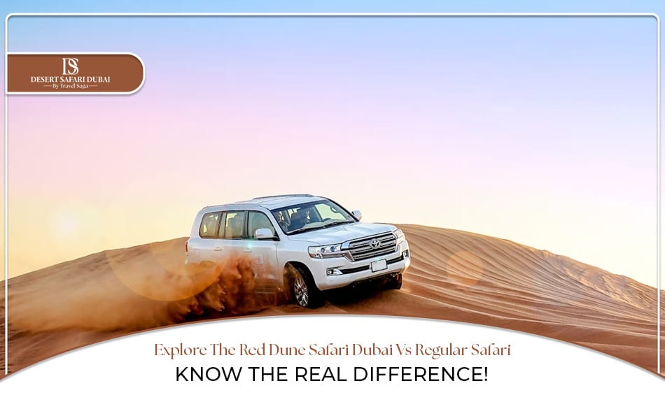 Red Dune Safari Dubai blog banner by The Desert Safari In Dubai