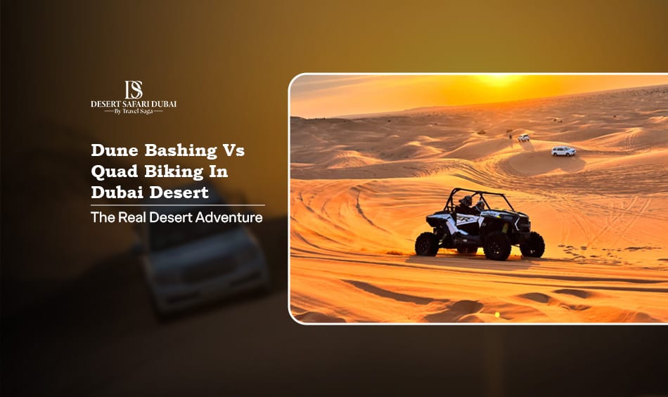 quad biking in Dubai desert Blog Banner by The Desert Safari in Dubai