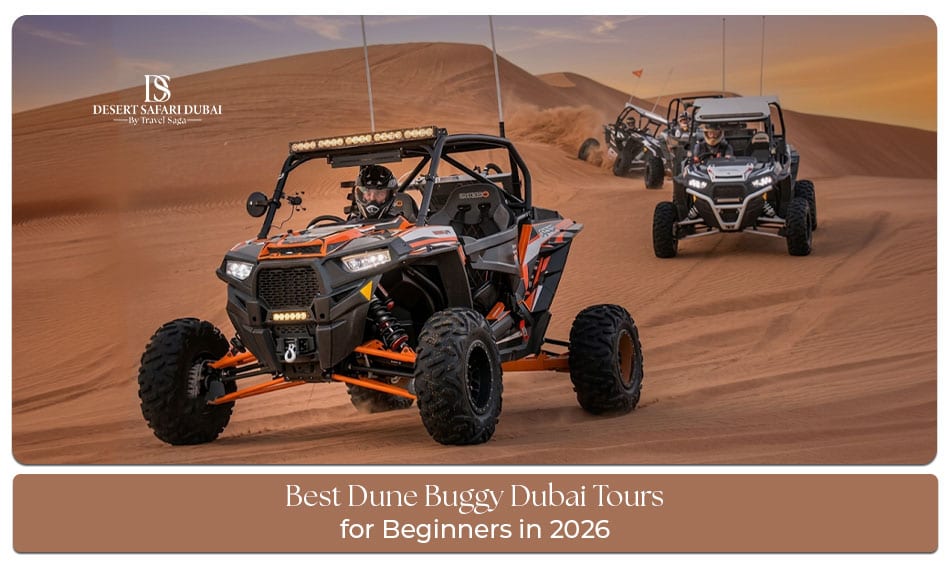 Beginner-friendly dune buggy tour in Dubai desert with guided adventure experience